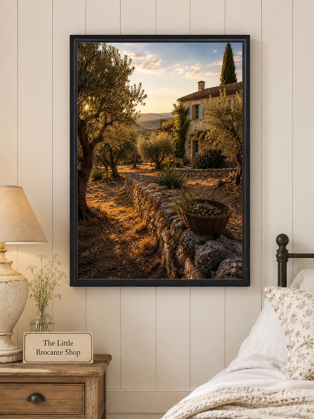 Oliveraies de Provence Print | French Olive Grove Wall Art | Rustic Provence Landscape | A5, A4, A3, A2 & A1