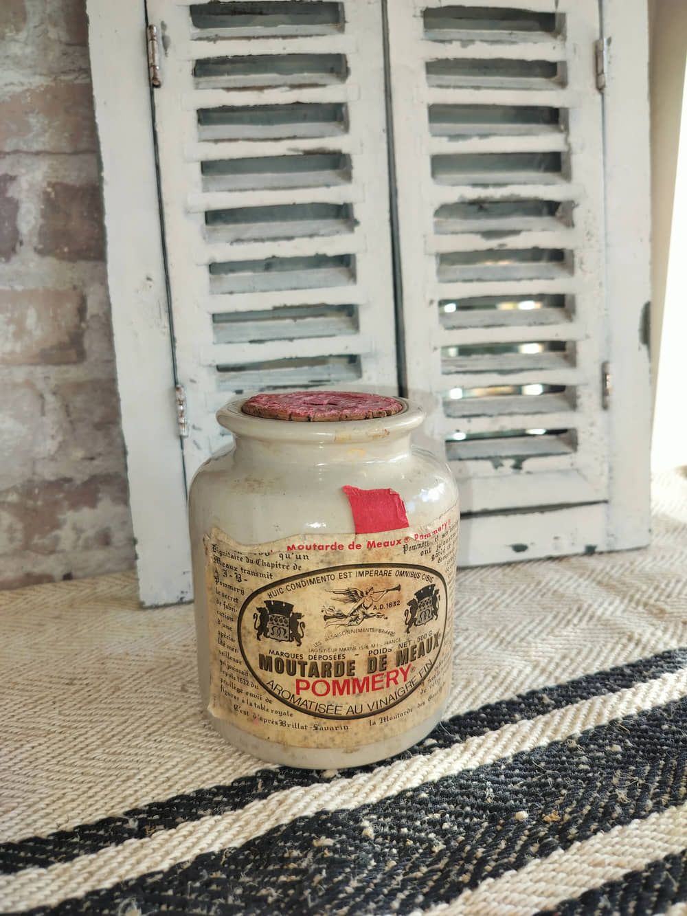 Antique Pommery Mustard Jar