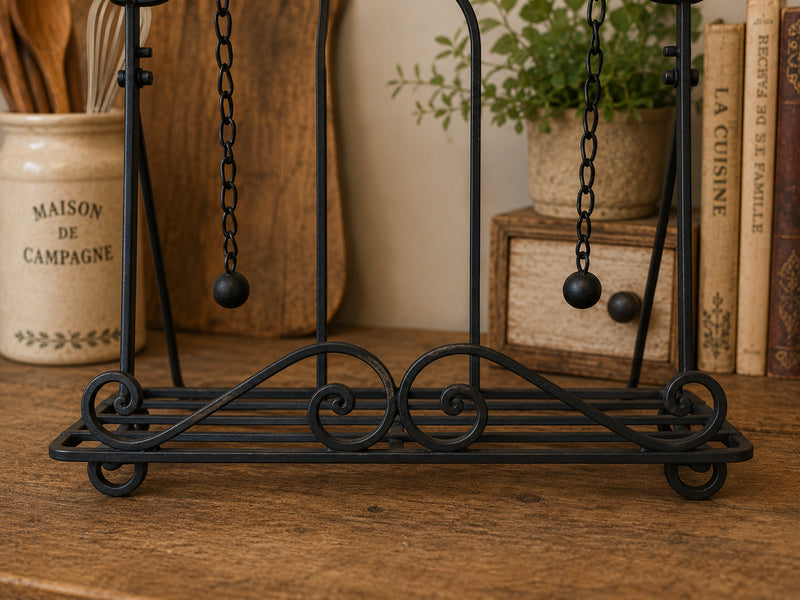 Vintage Style Wrought Iron Recipe Book Stand