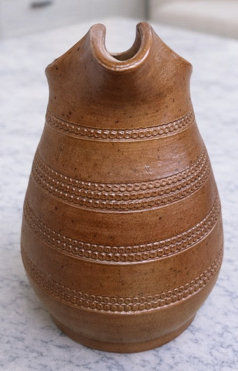 Vintage French Salt Glazed Jug / Pitcher - The Little Brocante Shop