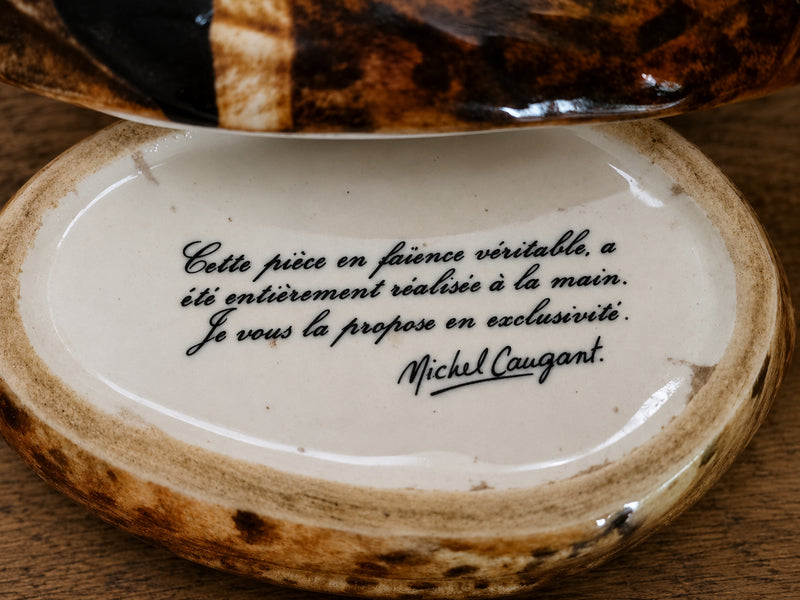 Vintage French Duck Terrine by Michel Caugant - The Little Brocante Shop