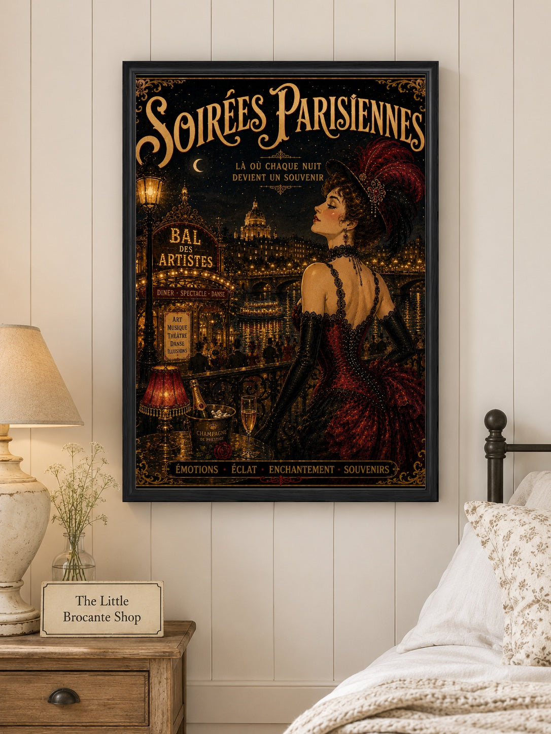 Soirees Parisiennes Print in Bell Epoque Style - Exclusive French Print