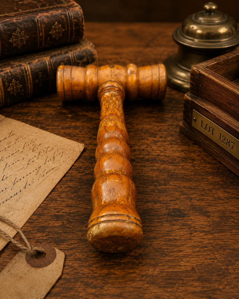 Antique Wooden Auctioneer's Gavel