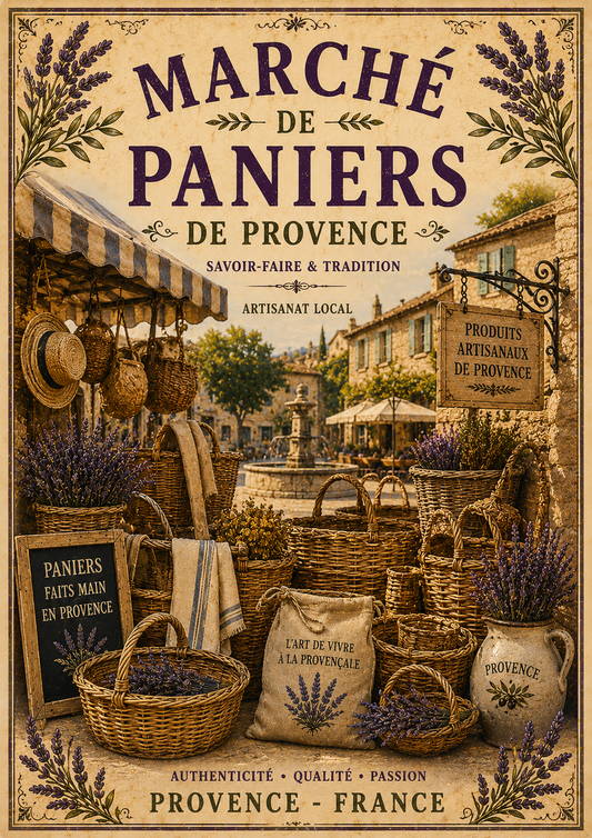 Marché de Paniers de Provence – Vintage French Basket Market, French Country
Provence
Rustic Farmhouse
Brocante
Cottagecore
French Provincial
Vintage European
Rustic Chic
Mediterranean
Country Cottage
Traditional
Natural Living wall artwork.