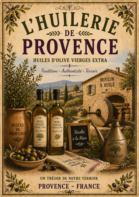 L'Huilerie de Provence – Vintage French Olive Oil Mill, French Country
Provence
Rustic Farmhouse
Brocante
Cottagecore
Mediterranean
Country Kitchen
Rustic Chic
Vintage European
Traditional
French Provincial
Old World
Continental
Mediterranean Farmhouse wall artwork.