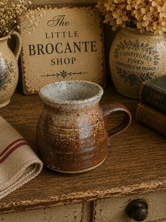 Vintage Andrew Hague Studio Pottery Stoneware Mug | Handmade Rustic Ceramic Cup | British Studio Pottery photograph 1