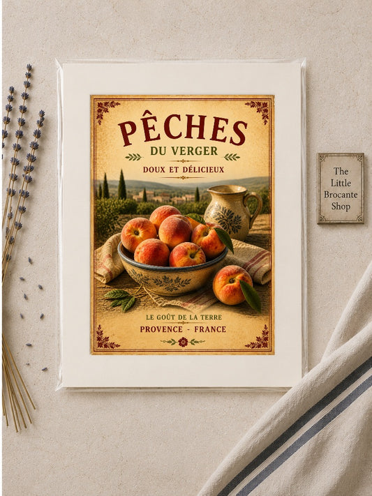Pêches du Verger – Vintage French Orchard Peaches, French Country
Provence
Mediterranean
Rustic Farmhouse
French Provincial
Cottagecore
Brocante
Rustic Chic
Vintage European
Country Cottage
Natural Living
Traditional wall artwork.