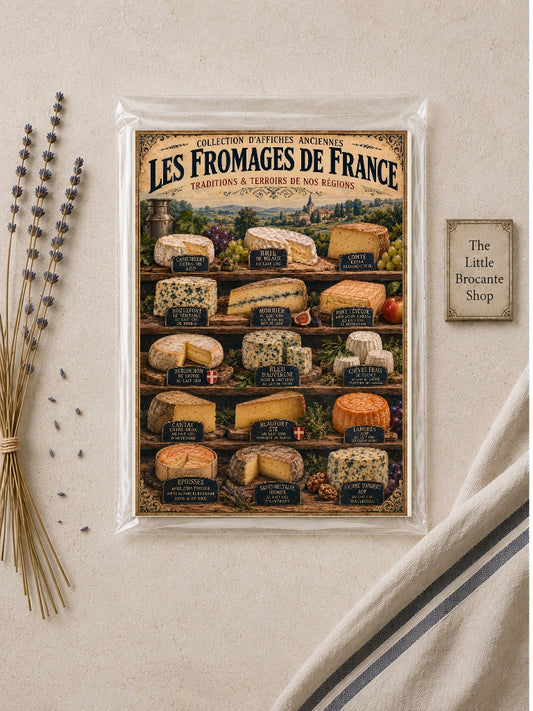 Les Fromages de France | Vintage French Cheese Collection Print, French Country
Rustic Farmhouse
Cottage Kitchen
Provincial French
Vintage Kitchen
Traditional
Country House
European Rustic
Bistro Style
Contemporary Country
Heritage Interiors wall artwork.