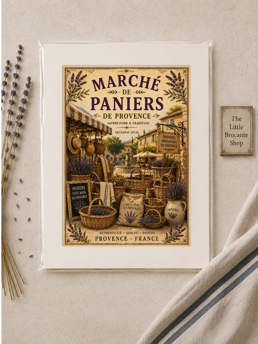 Marché de Paniers de Provence – Vintage French Basket Market, French Country
Provence
Rustic Farmhouse
Brocante
Cottagecore
French Provincial
Vintage European
Rustic Chic
Mediterranean
Country Cottage
Traditional
Natural Living wall artwork.