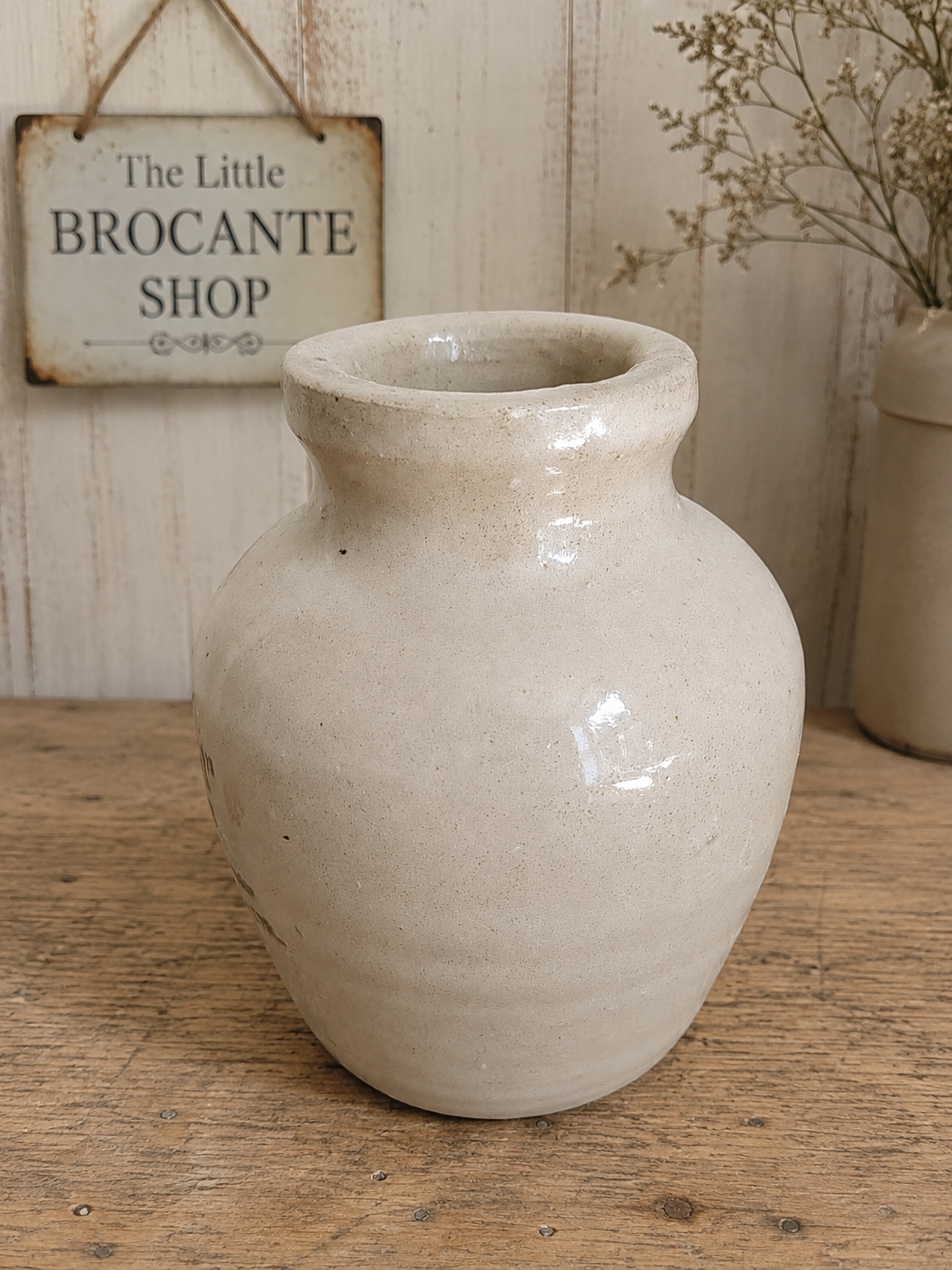 Vintage Sharwood's Green Label Curry Paste Jar  English Stoneware Advertising Pot