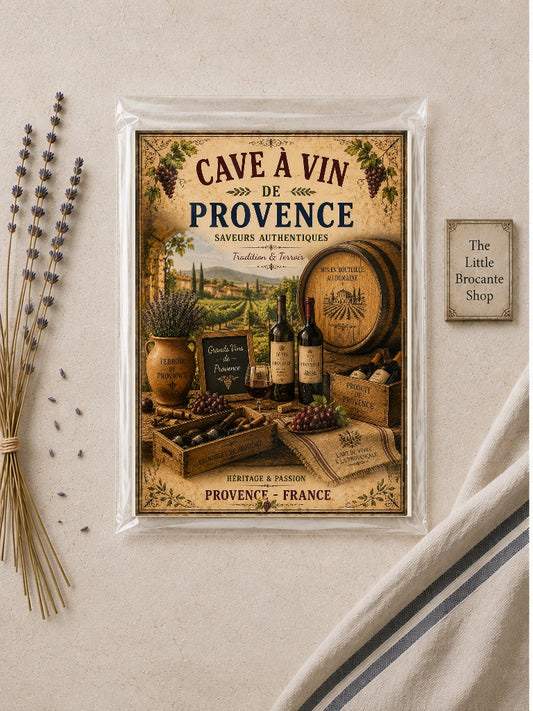 Cave à Vin de Provence – Vintage French Wine Cellar, French Country
Provence
Rustic Farmhouse
Brocante
Mediterranean
Country House
Rustic Chic
Vintage European
Traditional
French Provincial
Old World
Continental
Industrial Rustic
Wine Cellar Style wall artwork.