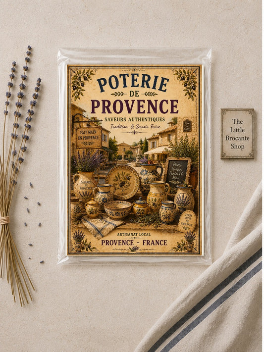 Poterie de Provence – Vintage French Pottery Market Print, French Country
Provence
French Provincial
Rustic Farmhouse
Cottagecore
Mediterranean
Brocante
Vintage European
Rustic Chic
Country Cottage
Traditional
Timeless Classic wall artwork.