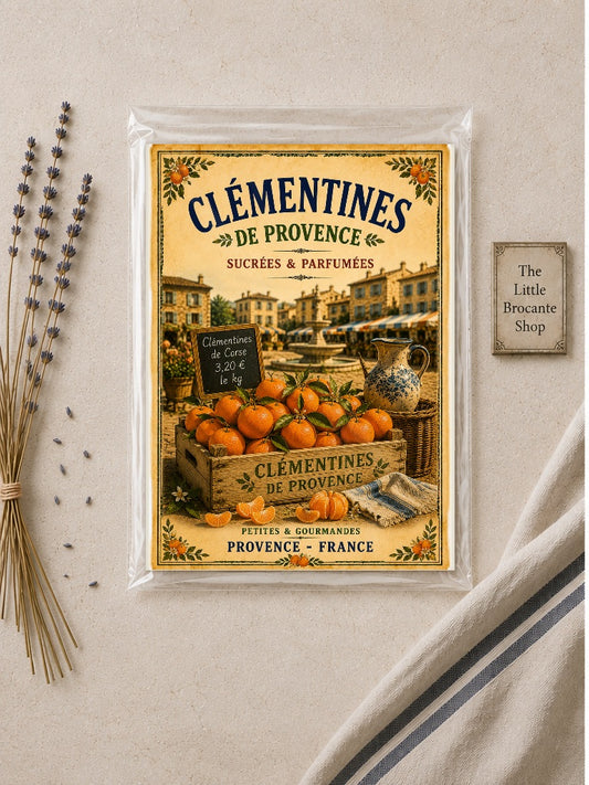 Clémentines de Provence – Vintage French Clementine Market, French Country
Provence
Rustic Farmhouse
Brocante
Cottagecore
Mediterranean
Country Kitchen
Rustic Chic
Vintage European
Traditional
French Provincial
Shabby Chic
Old World
Continental wall artwork.