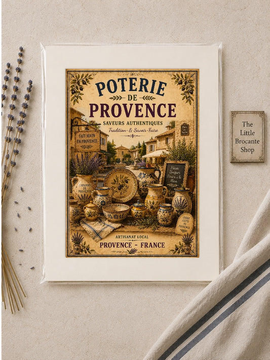 Poterie de Provence – Vintage French Pottery Market Print, French Country
Provence
French Provincial
Rustic Farmhouse
Cottagecore
Mediterranean
Brocante
Vintage European
Rustic Chic
Country Cottage
Traditional
Timeless Classic wall artwork.