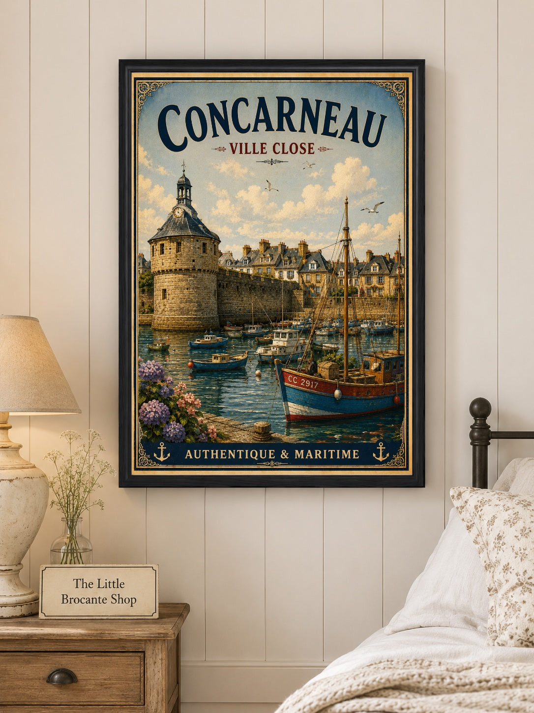 Concarneau – Ville Close | Vintage Brittany Harbour Travel Print, Coastal
Breton
French Coastal
Nautical
French Country
Vintage Travel
Scandinavian
Modern Coastal
Hamptons
Cottage Style
Rustic Coastal
Contemporary wall artwork.