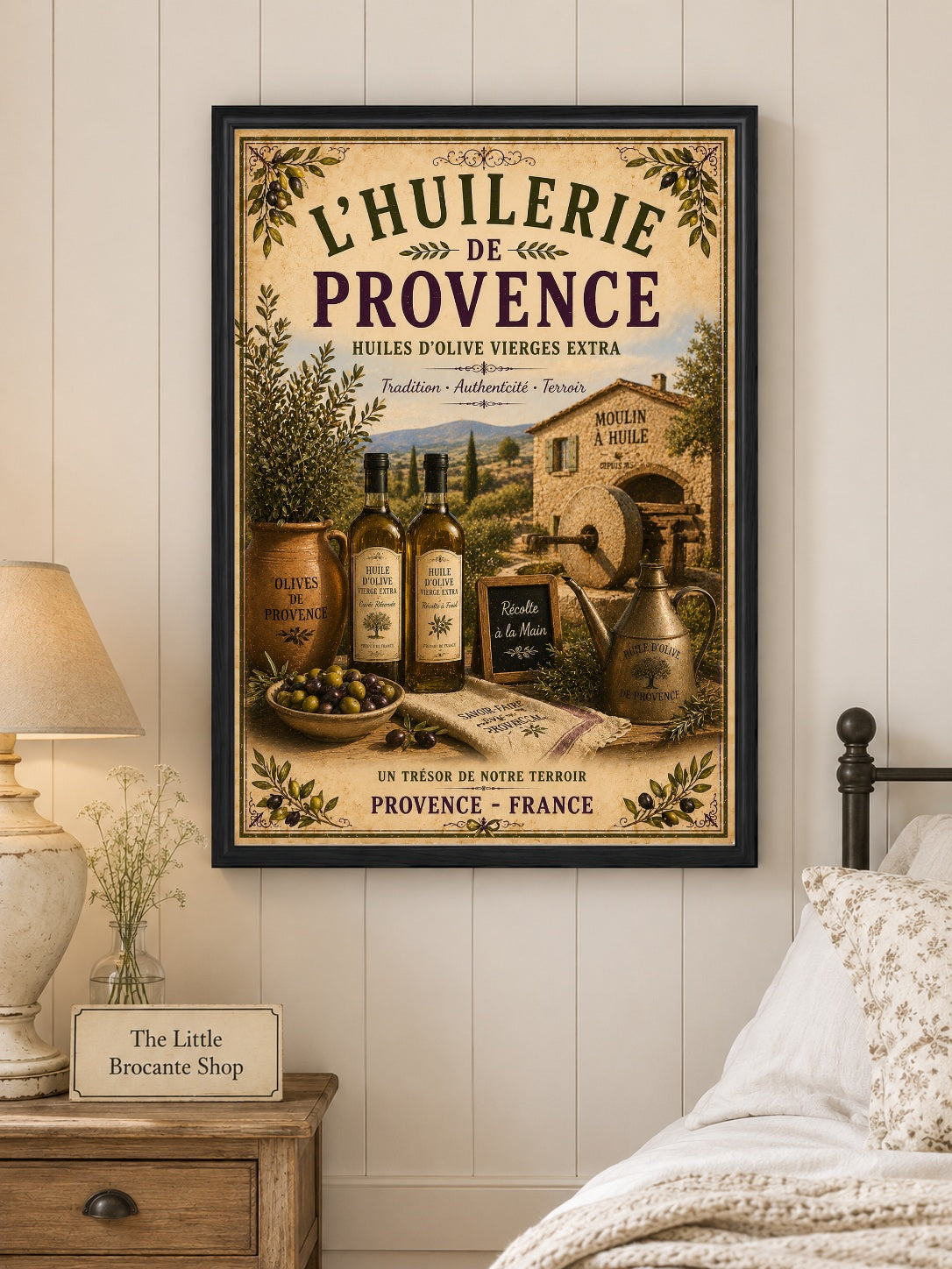 L'Huilerie de Provence – Vintage French Olive Oil Mill, French Country
Provence
Rustic Farmhouse
Brocante
Cottagecore
Mediterranean
Country Kitchen
Rustic Chic
Vintage European
Traditional
French Provincial
Old World
Continental
Mediterranean Farmhouse wall artwork.