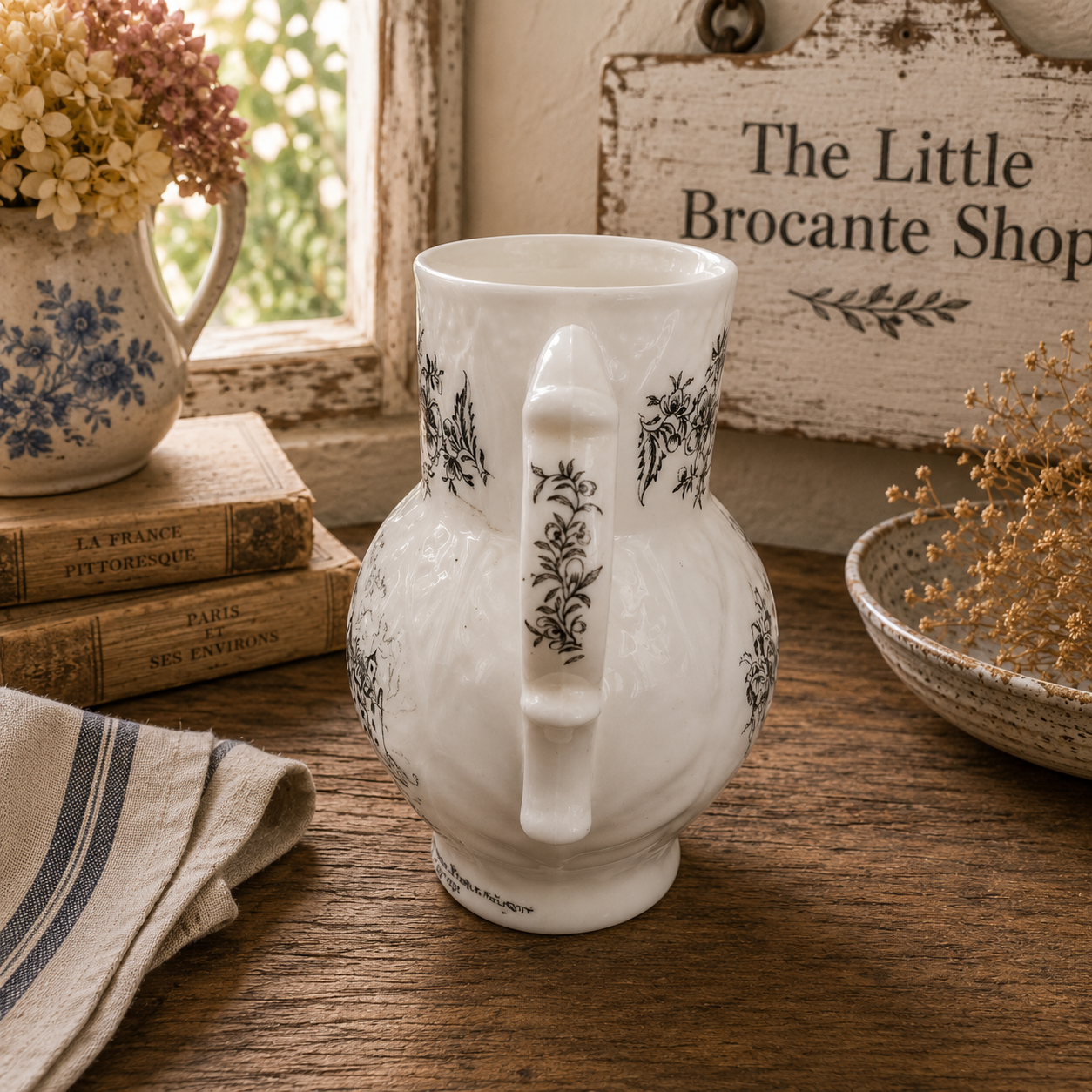 Royal Worcester Bicentenary Commemorative Jug 1951 | Limited Anniversary Cream Jug | English Porcelain Collector's Piece photograph 3