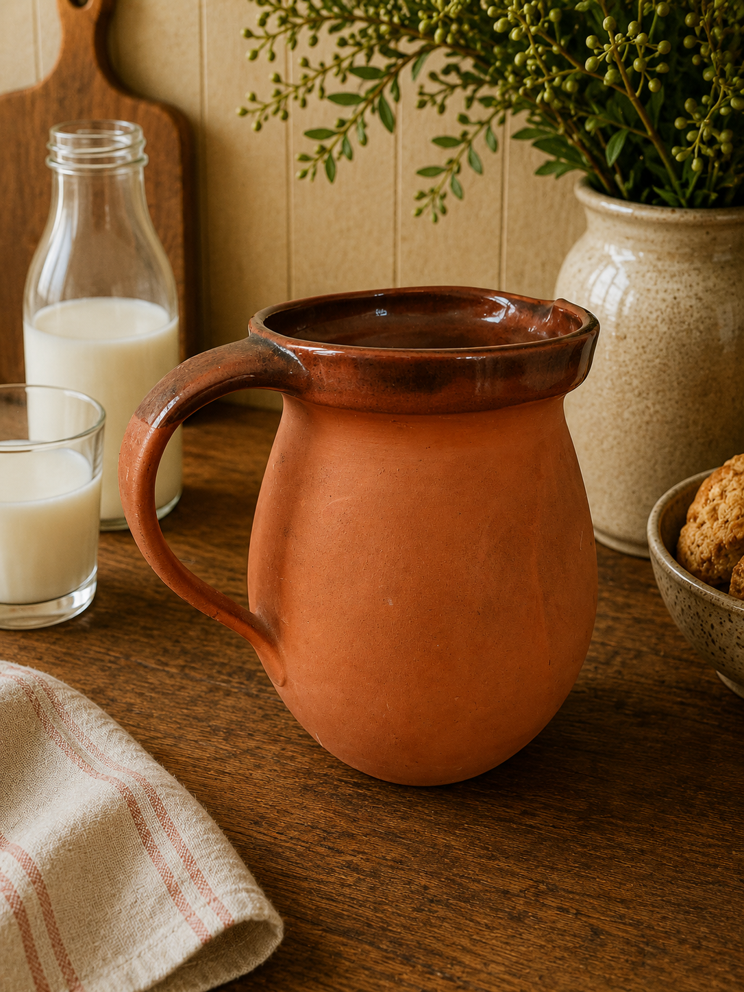 Vintage Royal Barum Ware Milk Jug – C.H. Brannam Barnstaple Devon Pottery photograph 3