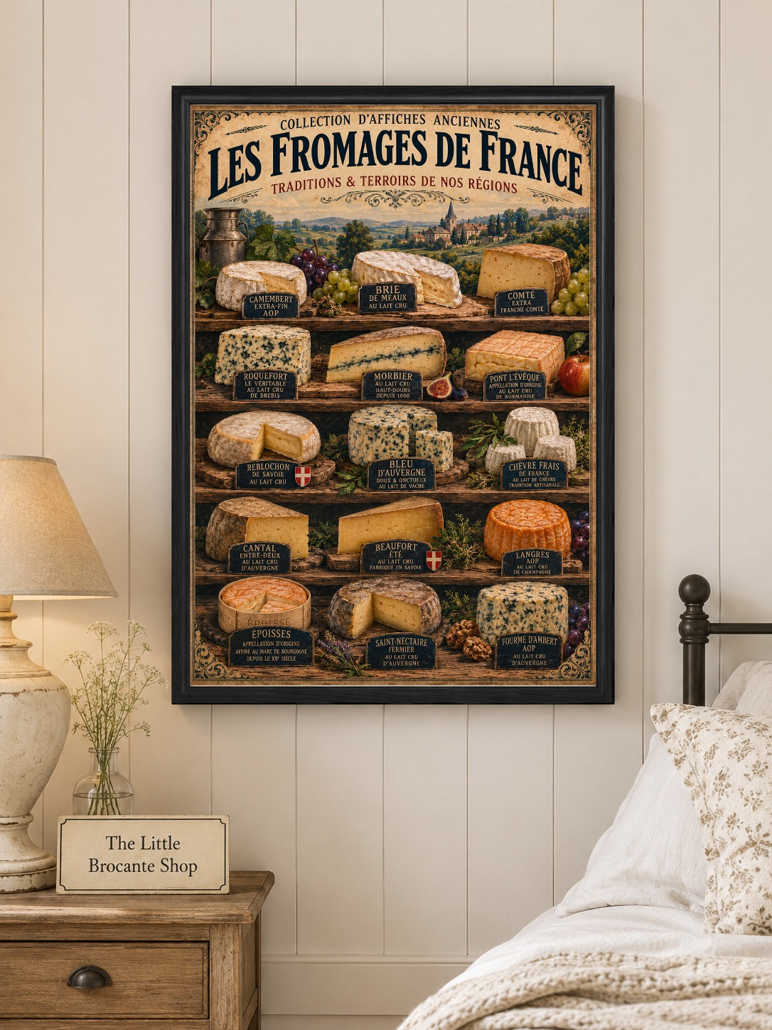Les Fromages de France | Vintage French Cheese Collection Print, French Country
Rustic Farmhouse
Cottage Kitchen
Provincial French
Vintage Kitchen
Traditional
Country House
European Rustic
Bistro Style
Contemporary Country
Heritage Interiors wall artwork.