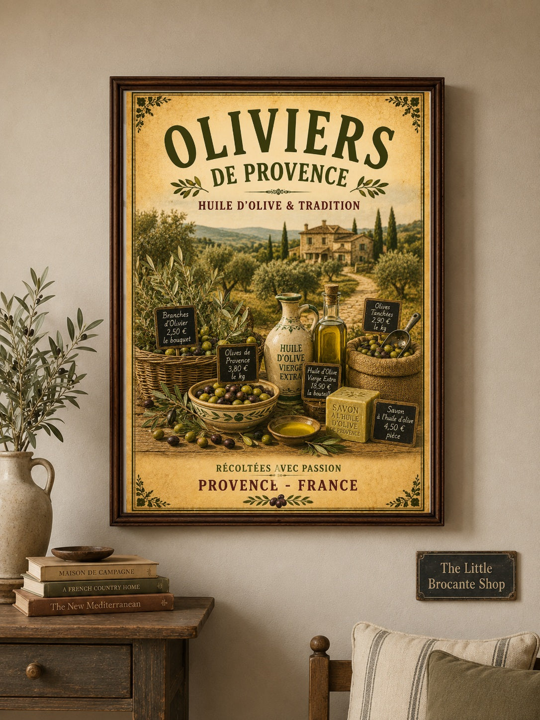 Oliviers de Provence – Vintage French Olive Grove, French Country
Provence
Mediterranean
Rustic Farmhouse
French Provincial
Brocante
Cottagecore
Rustic Chic
Vintage European
Natural Living
Traditional
Country Cottage wall artwork.