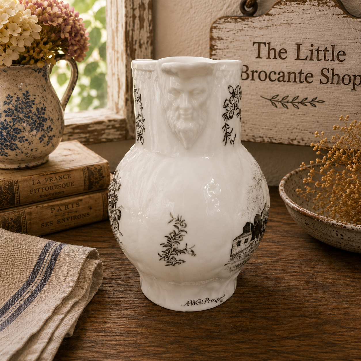 Royal Worcester Bicentenary Commemorative Jug 1951 | Limited Anniversary Cream Jug | English Porcelain Collector's Piece photograph 4
