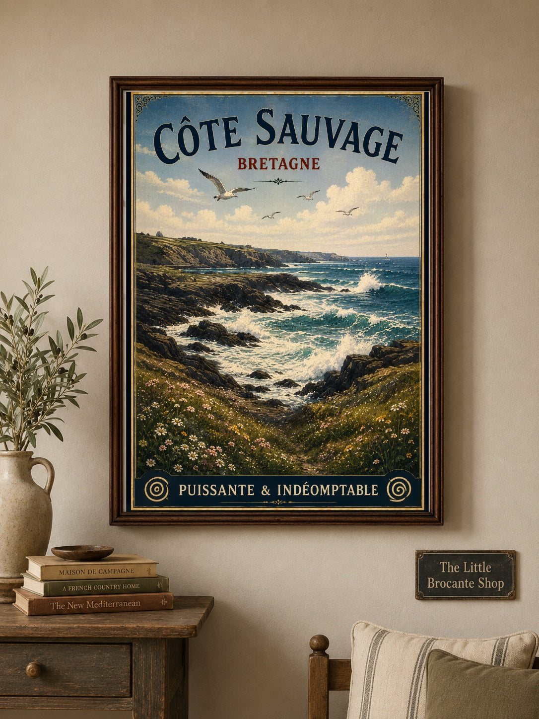 Côte Sauvage, Bretagne – Vintage Brittany Coastal Travel Print, Coastal
Breton
French Coastal
Nautical
Contemporary Coastal
Scandinavian
Hamptons
Cottage Style
Rustic Coastal
French Country
Modern Country
Vintage Travel wall artwork.