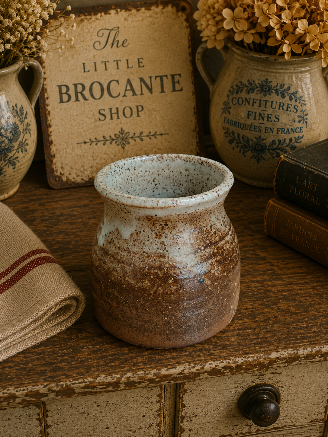 Vintage Andrew Hague Studio Pottery Stoneware Mug | Handmade Rustic Ceramic Cup | British Studio Pottery photograph 4