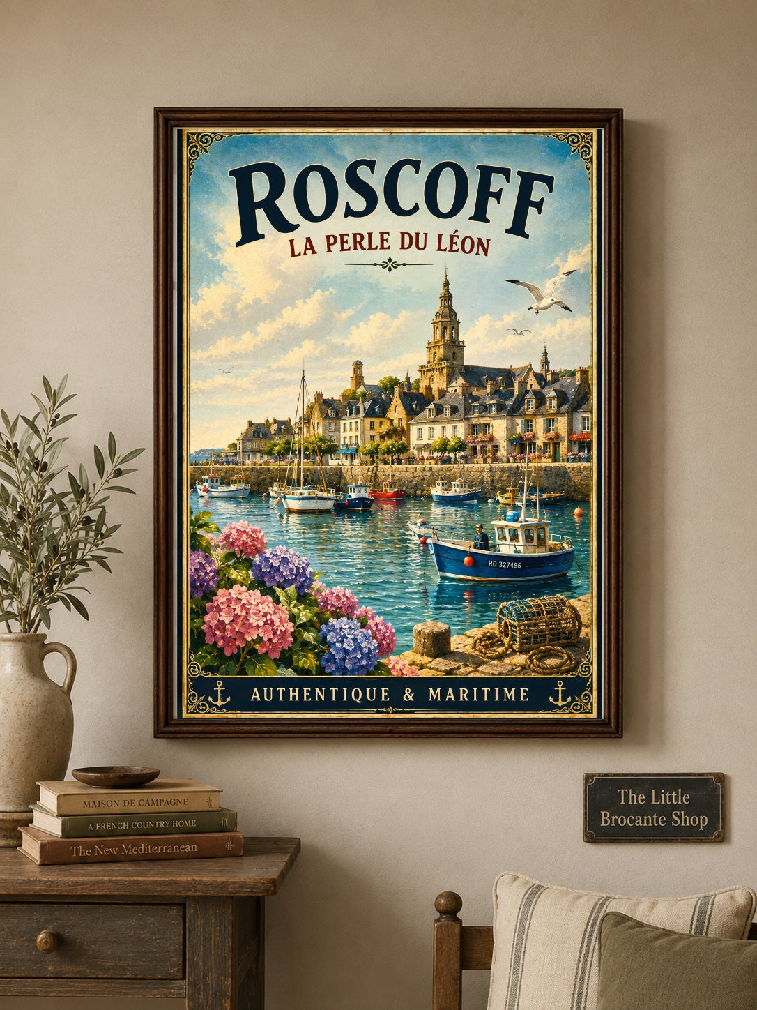 Roscoff – La Perle du Léon | Vintage Brittany Travel Print, Coastal
French Country
Breton
Nautical
Historic European
Vintage Travel
Cottage Style
Rustic Chic
Contemporary Classic
Scandinavian
Heritage Interiors
Timeless European wall artwork.
