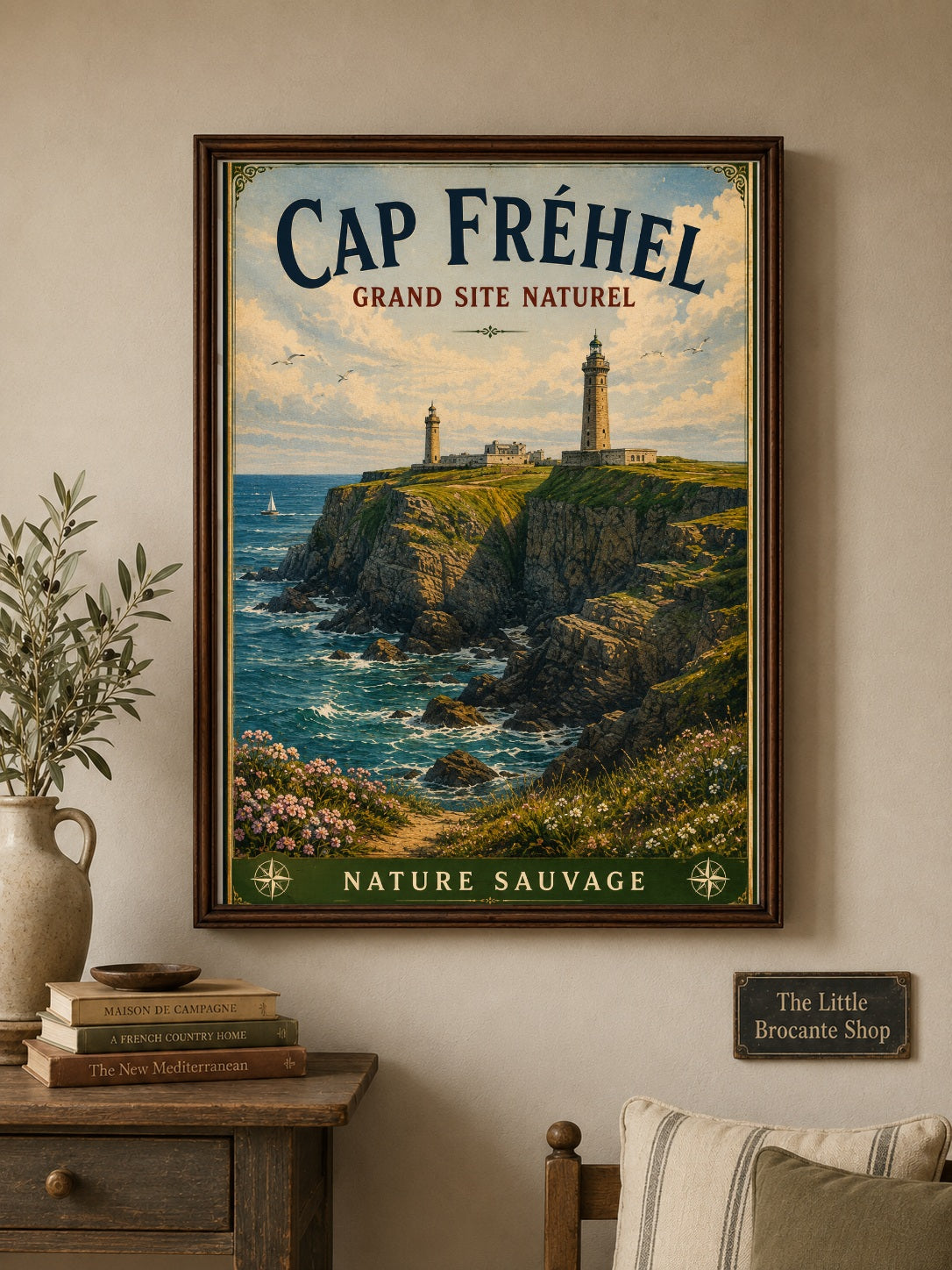 Cap Fréhel – Vintage French Coastal Travel Print, Coastal
French Coastal
Breton
French Country
Nautical
Vintage Travel
Scandinavian
Contemporary Coastal
Cottage Style
Rustic Coastal
Hamptons
Modern Country wall artwork.