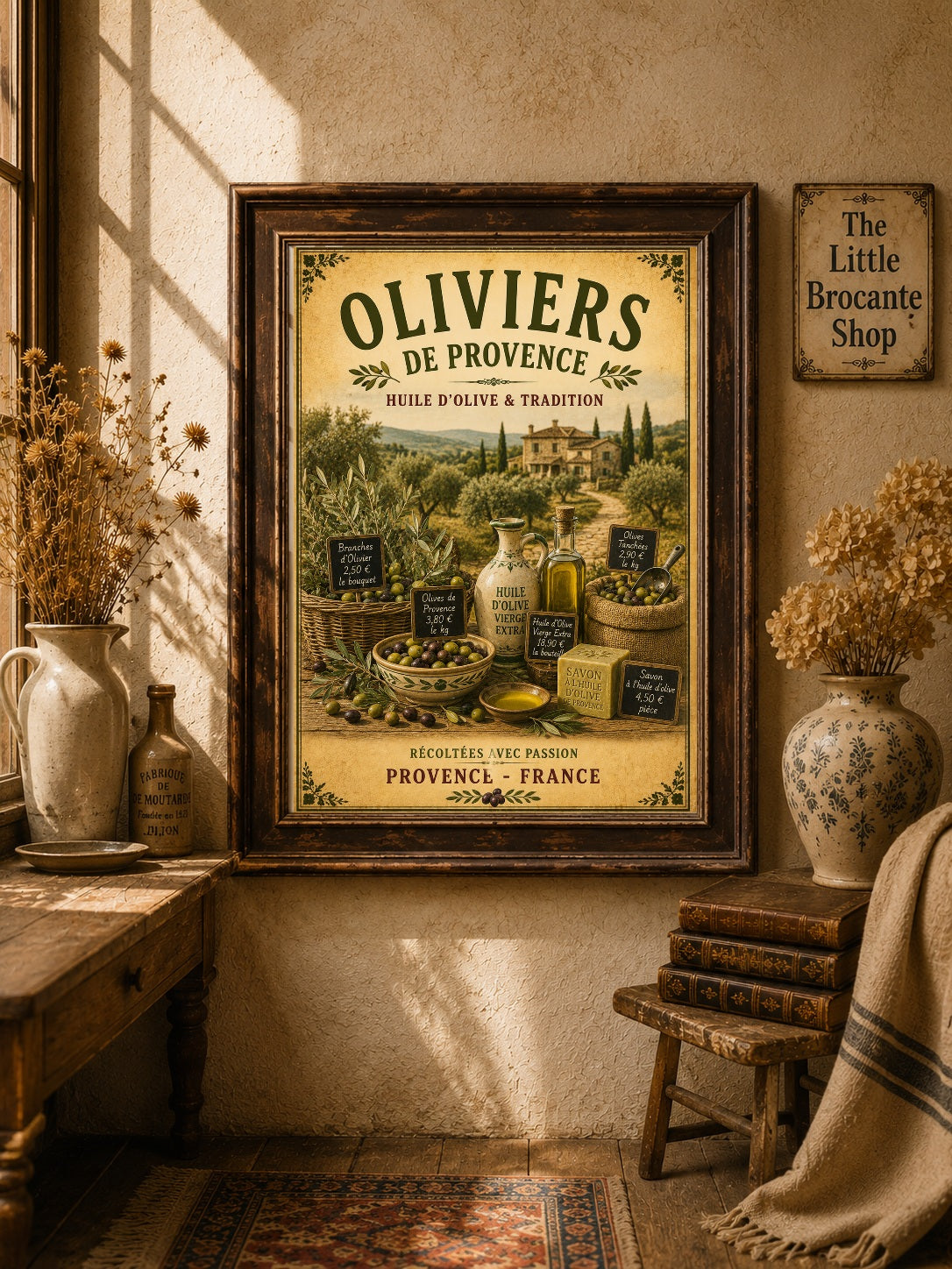 Oliviers de Provence – Vintage French Olive Grove, French Country
Provence
Mediterranean
Rustic Farmhouse
French Provincial
Brocante
Cottagecore
Rustic Chic
Vintage European
Natural Living
Traditional
Country Cottage wall artwork.