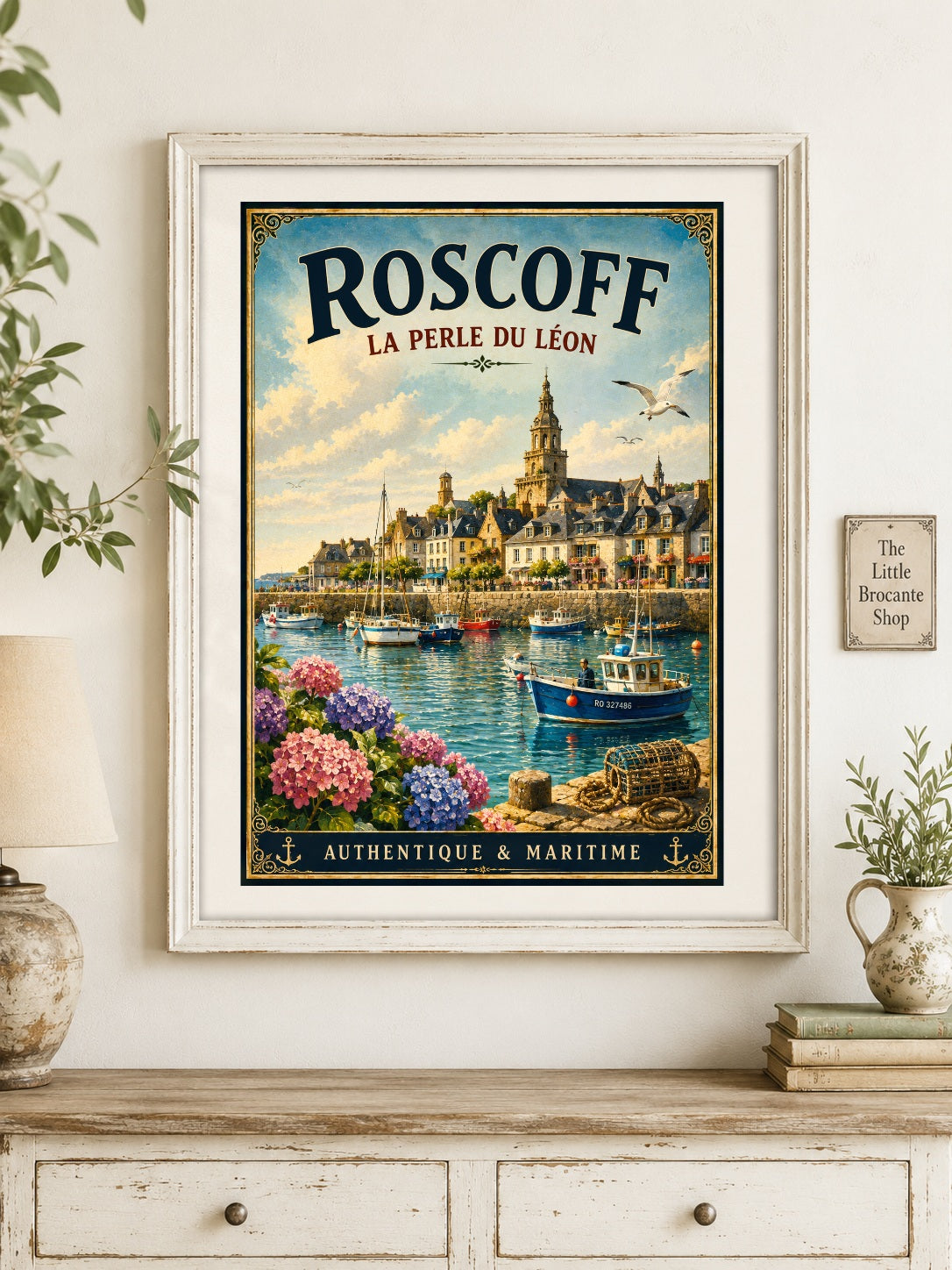 Roscoff – La Perle du Léon | Vintage Brittany Travel Print, Coastal
French Country
Breton
Nautical
Historic European
Vintage Travel
Cottage Style
Rustic Chic
Contemporary Classic
Scandinavian
Heritage Interiors
Timeless European wall artwork.