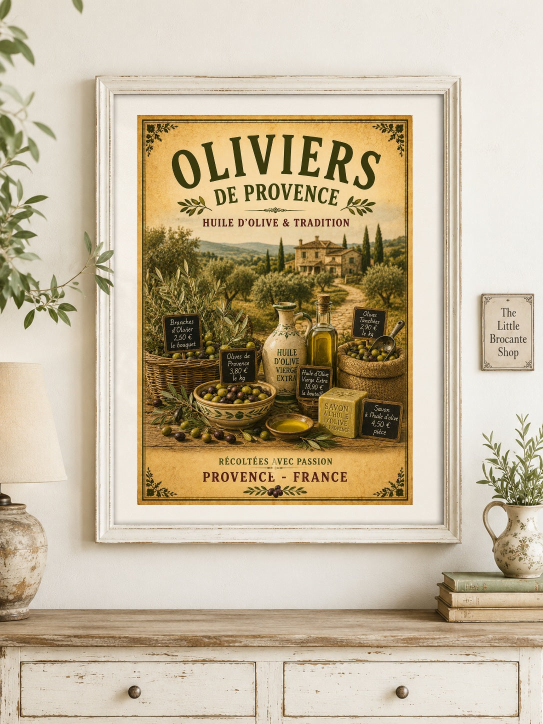 Oliviers de Provence – Vintage French Olive Grove, French Country
Provence
Mediterranean
Rustic Farmhouse
French Provincial
Brocante
Cottagecore
Rustic Chic
Vintage European
Natural Living
Traditional
Country Cottage wall artwork.